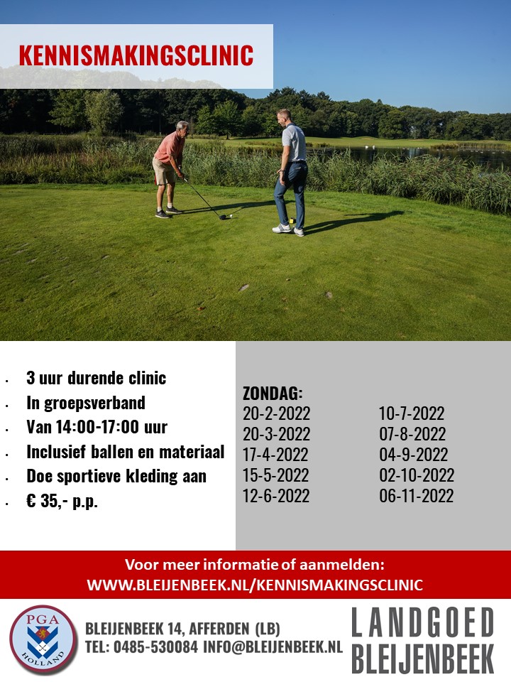 Womens golf Landgoed Bleijenbeek