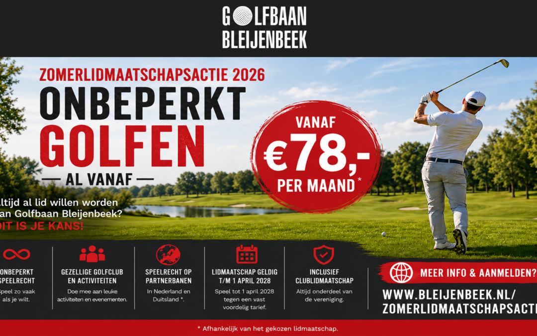 Zomerlidmaatschapsactie